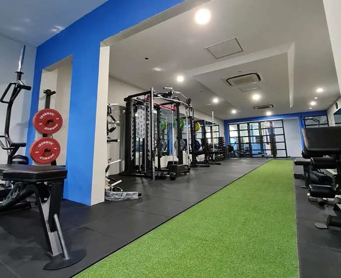 Inside the Flex Fitness studio in Robertson Quay, Singapore
